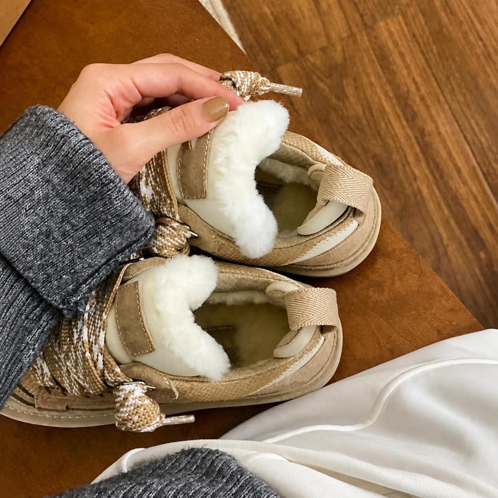 Heels - Scarpe casual da donna in cotone