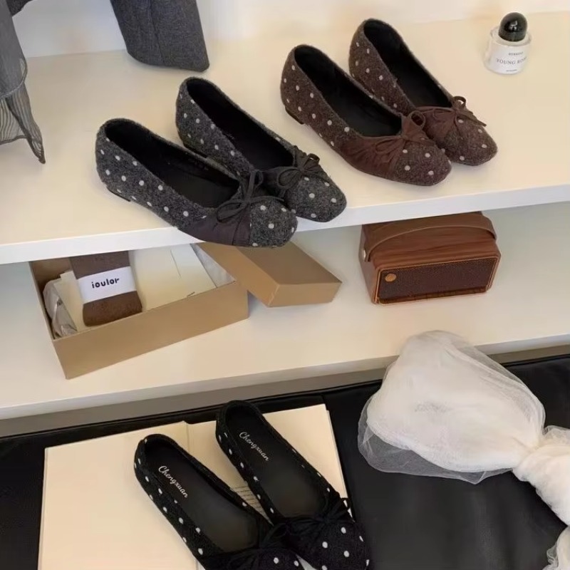 Ballerine in lana a pois per d - Heels recensione e prezzo