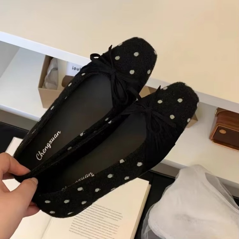 Ballerine in lana a pois per d - Heels recensione e prezzo