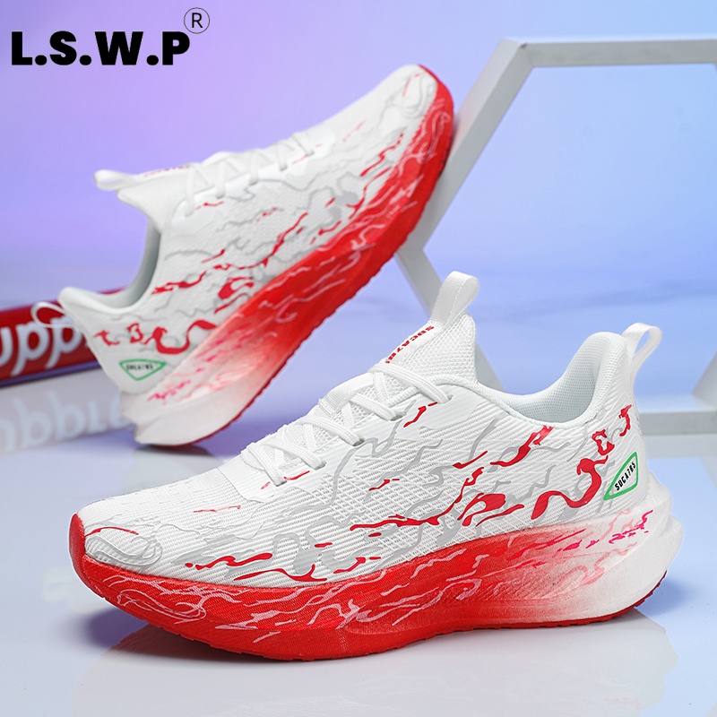 Scarpe da ginnastica da donna, - Knit Fabric Lace Up Sneakers recensione e prezzo