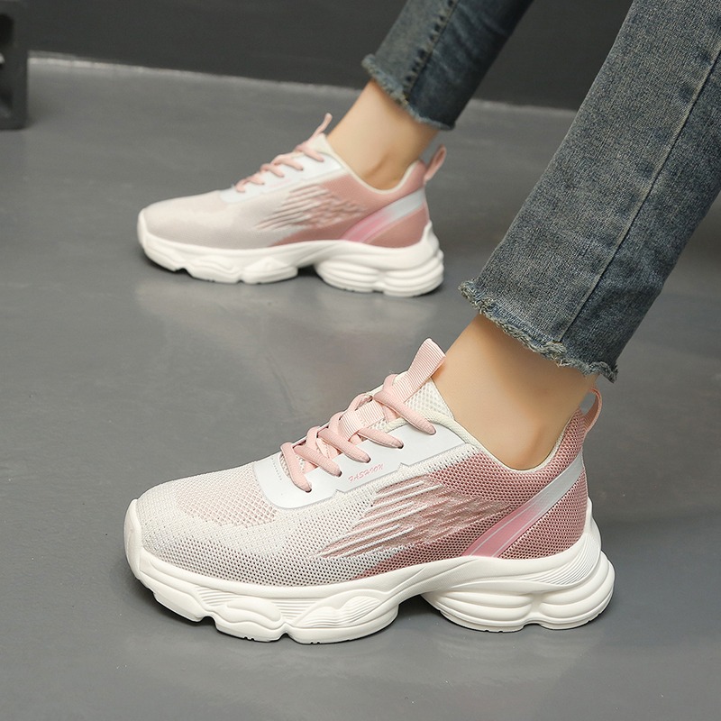 Nuove Sneakers da Donna con De - Knit Fabric Lace Up Sneakers recensione e prezzo
