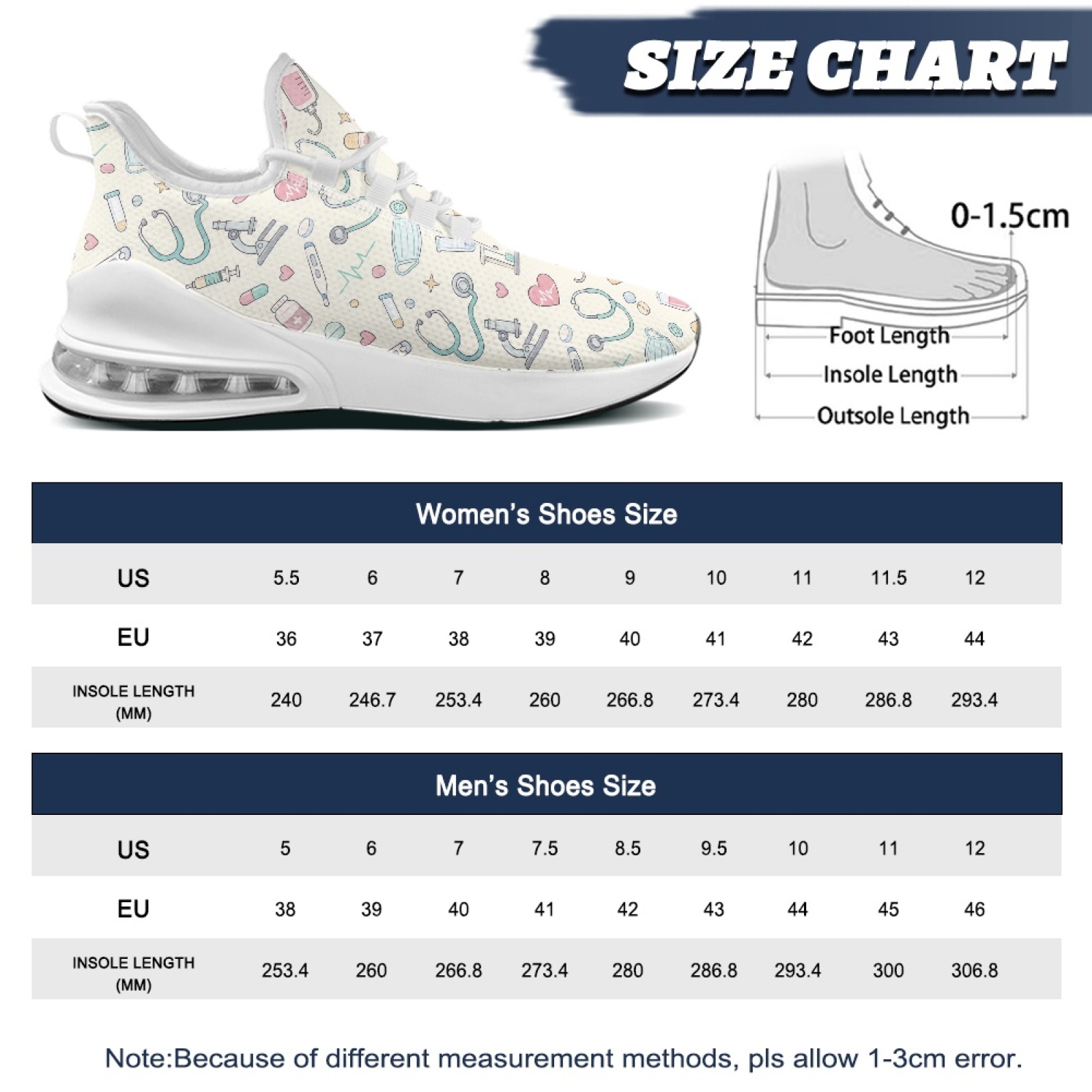 Scarpe da infermiera traspiran - Breathable Mesh Athletic Shoes recensione e prezzo